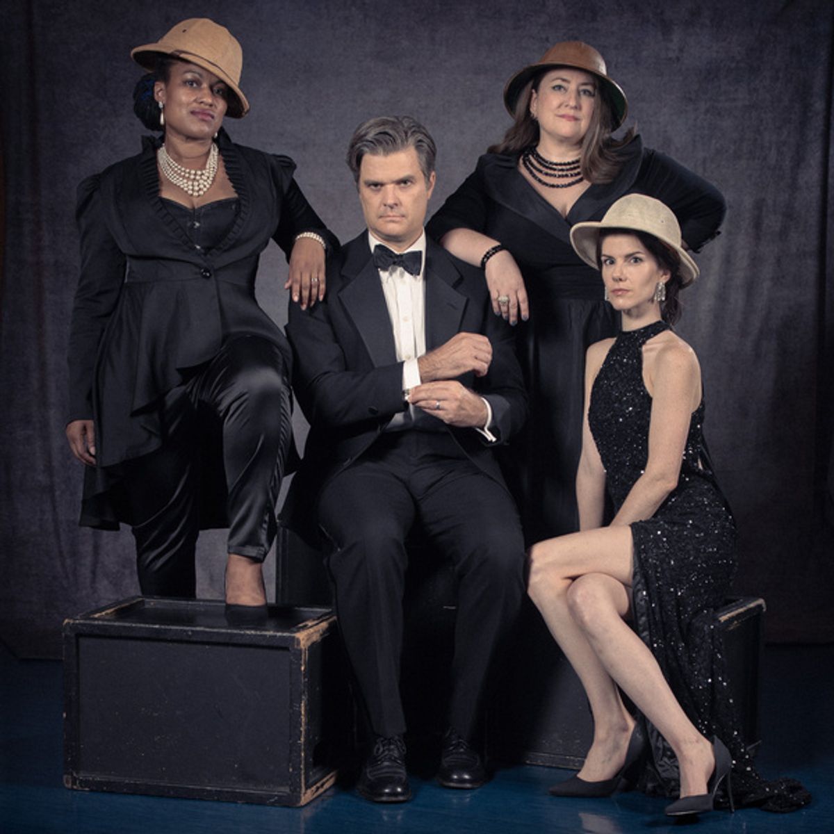 Felicia J. Hudson, William Franke, Heather E. Cunningham, and Kelsea Baker at 