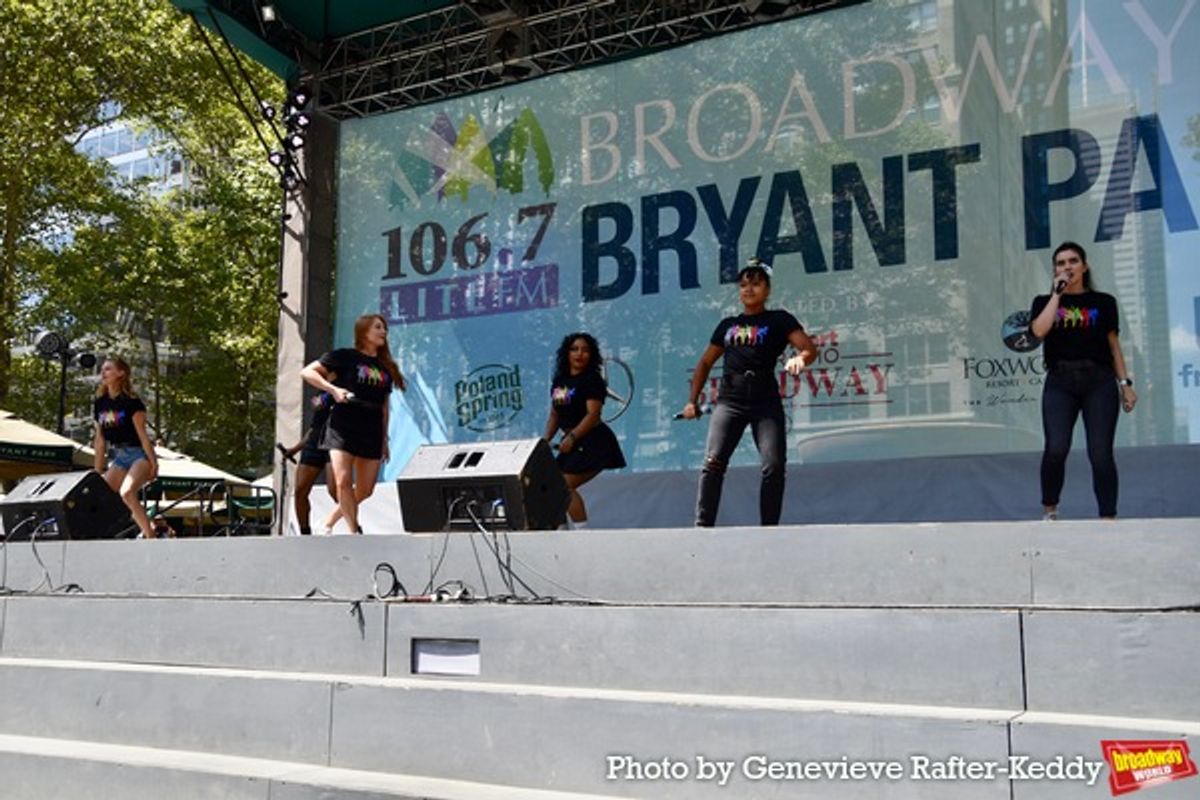 From The Cast of Six Keri Rene Fuller, Mallory Maedke, Nicole Young-Mi Lambert, Ayla Ciccone-Burton and Courtney Mack at 