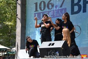 Cast of Six that includes-Holli' Conway, Ayla Ciccone-Burton, Nicole Young-Mi Lambert Photo