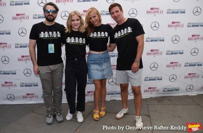 Alex Brightman, Elizabeth Teeter, Kerry Butler and David Josefsberg Photo