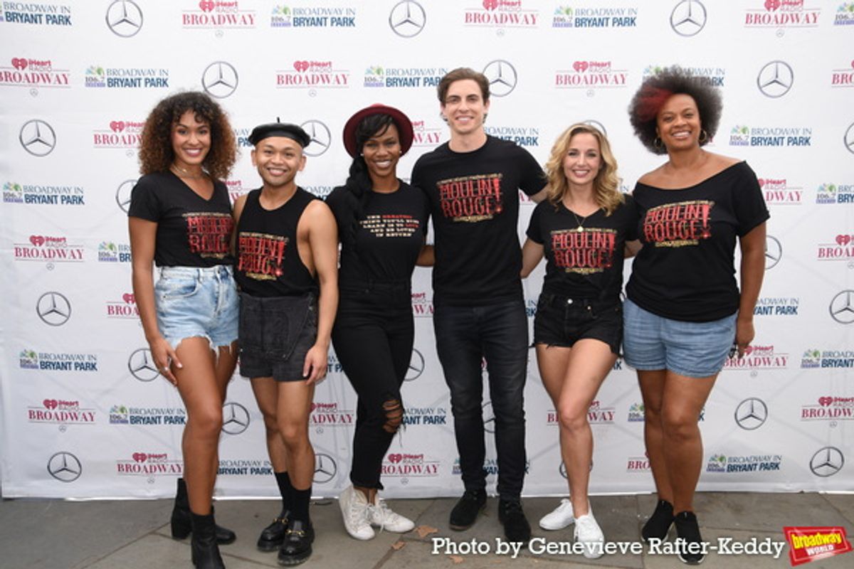 Tasia Jungbauer, Leigh Madjus, Oyoyo Joi, Derek Klena, Jessica Lee Goldyn and Jacqueline B. Arnold at 