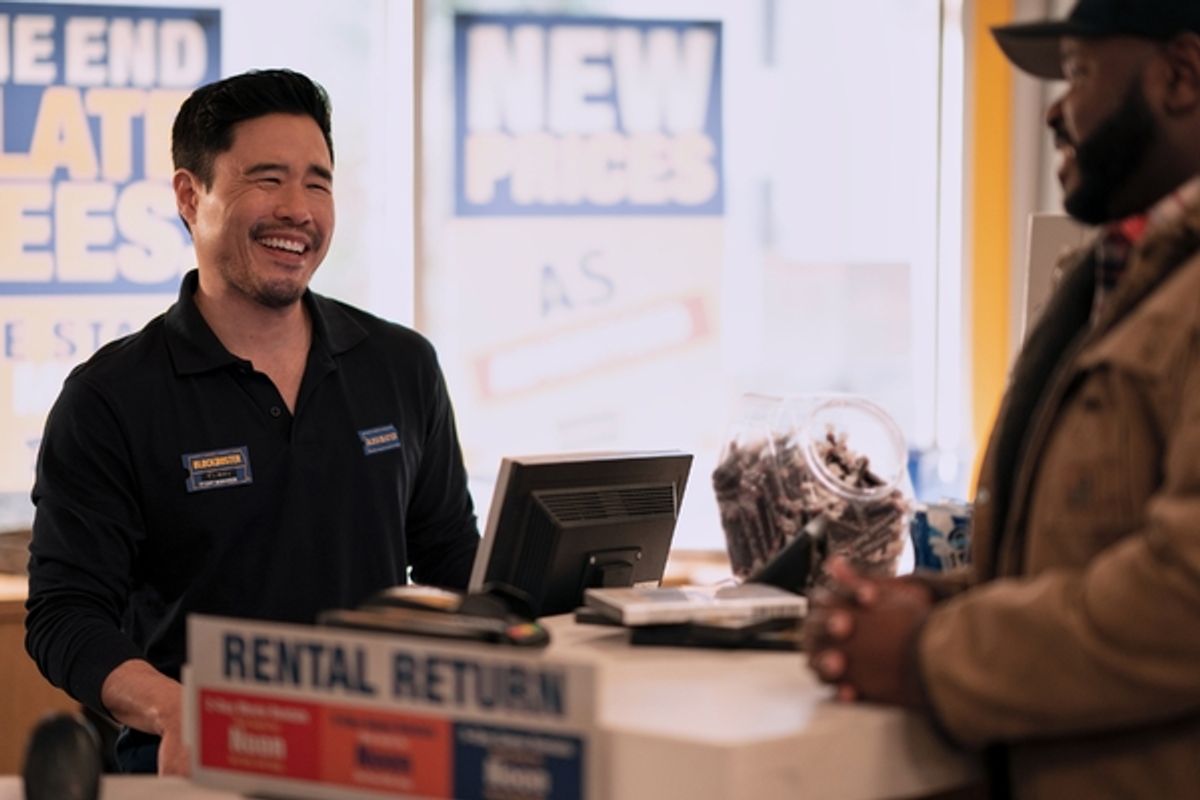 Randall Park as Timmy in episode 101 of Blockbuster at Photos: Netflix Shares First Look at New BLOCKBUSTER Series