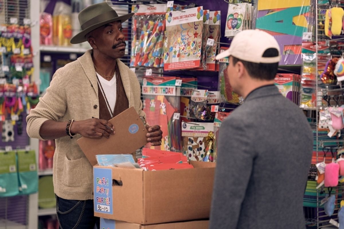 J.B. Smoove as Percy, Randall Park as Timmy in episode 102 of Blockbuster at Photos: Netflix Shares First Look at New BLOCKBUSTER Series