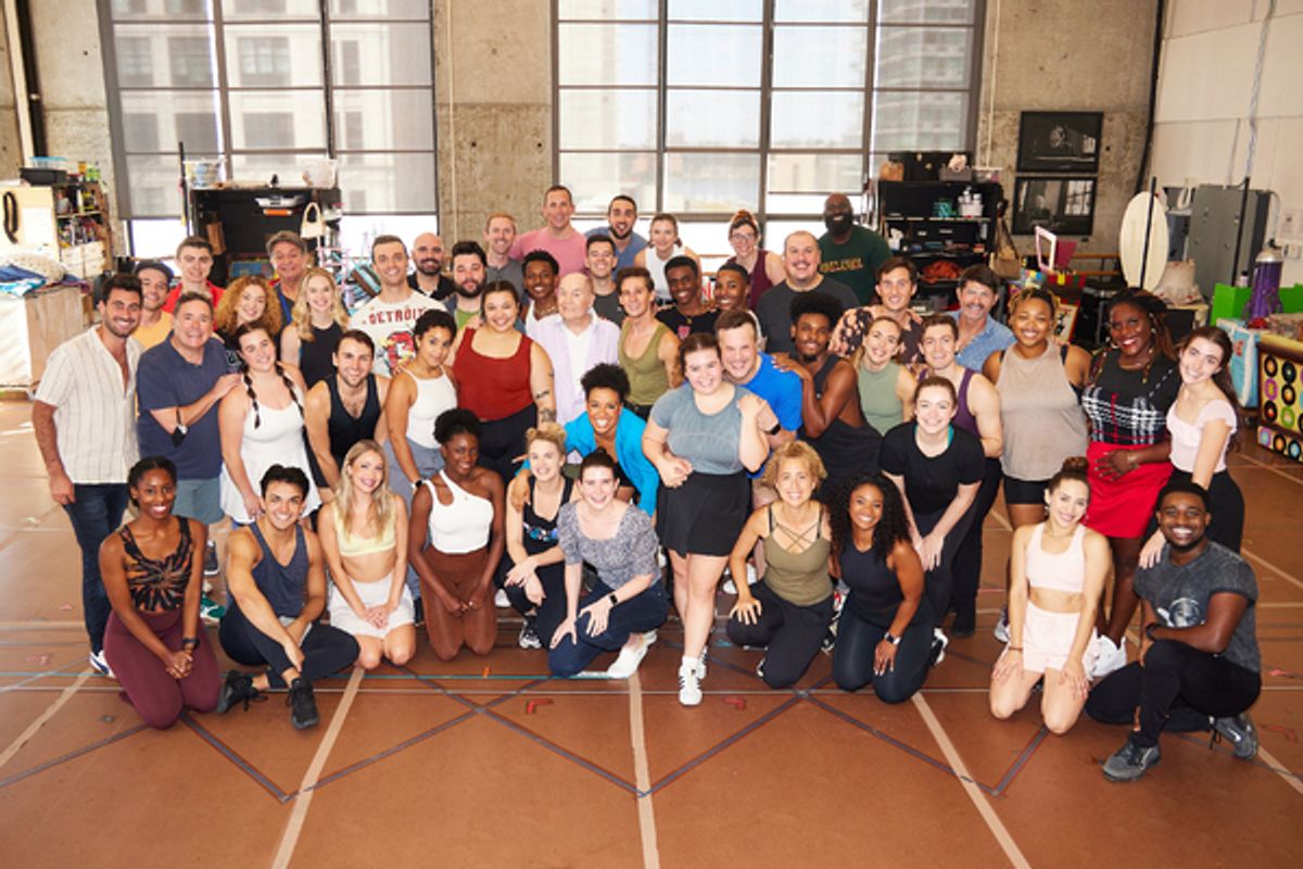 Full Company at Photos: See Andrew Levitt (aka Nina West), Niki Metcalf & More in Rehearsals for the HAIRSPRAY North American Tour