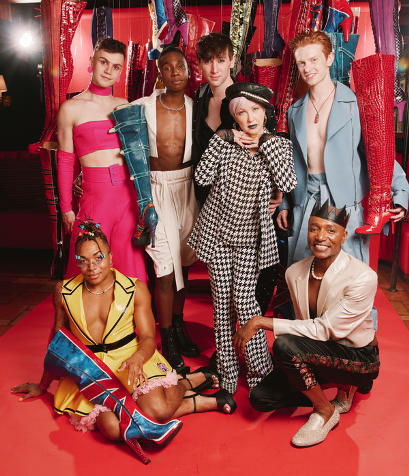 Cyndi Lauper and the Angels of Kinky Boots