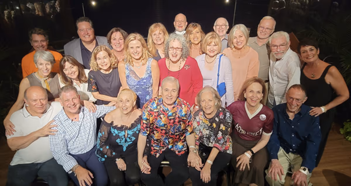 The Original Cast and Company of 42nd Street at Photos: Original Cast & Company Celebrate Gower Champion at 42nd Anniversary of Broadway's Original 42ND STREET