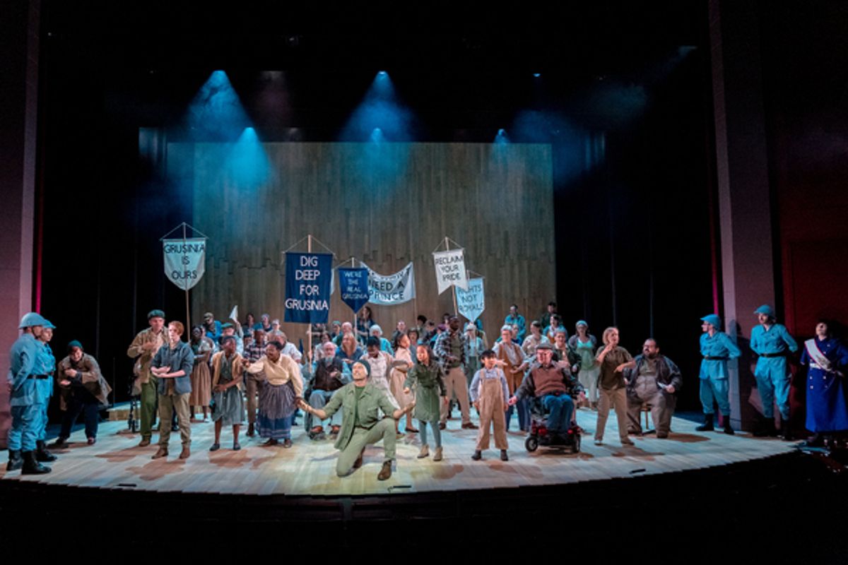 Company at Photos: First Look at THE DONCASTRIAN CHALK CIRCLE at Cast in Doncaster