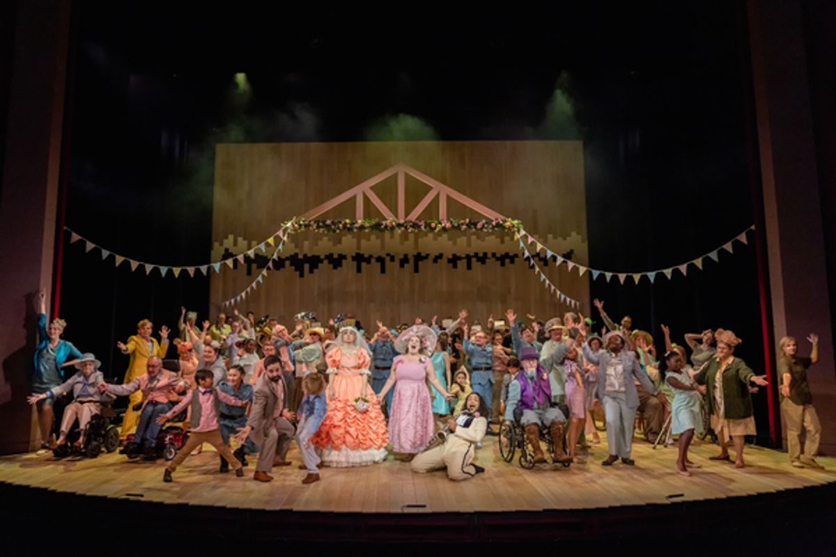 Company at Photos: First Look at THE DONCASTRIAN CHALK CIRCLE at Cast in Doncaster