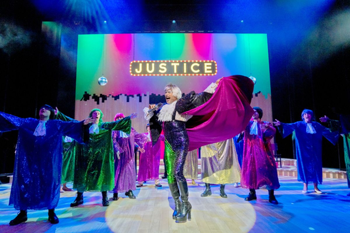 John Partridge and company at 