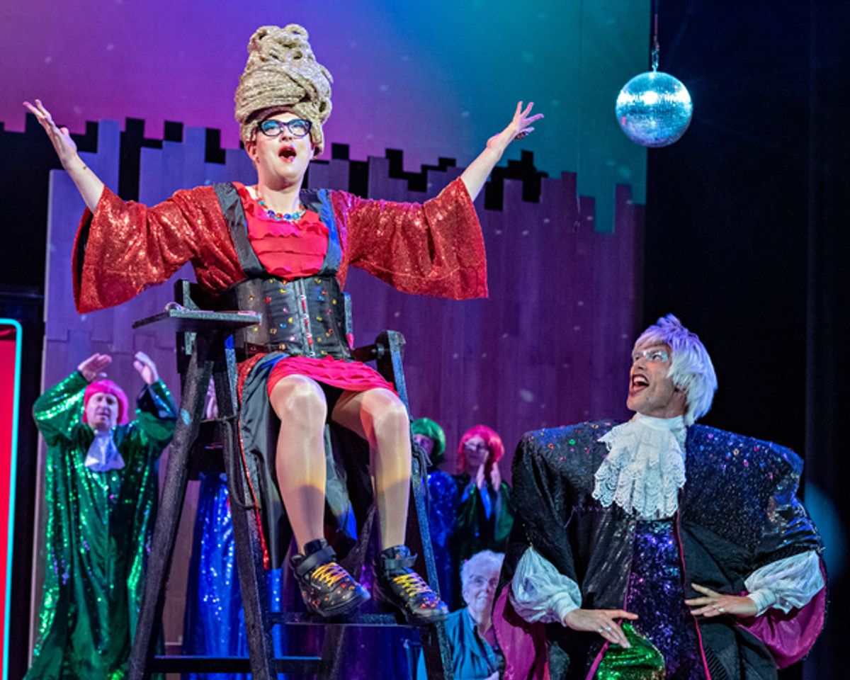 Miss Smoochie, John Partridge, and company at 