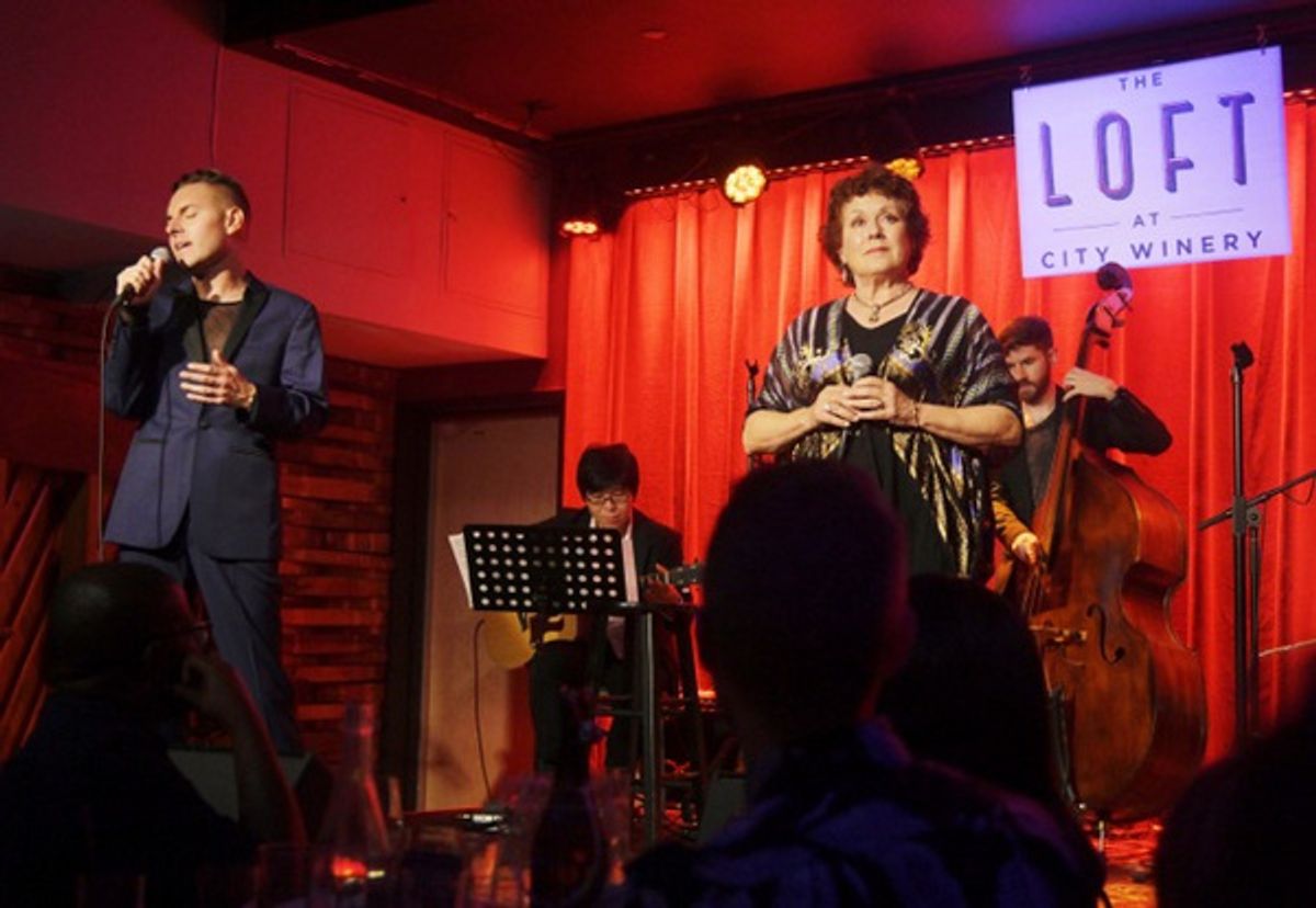 Travis Moser and Judy Kaye  at 