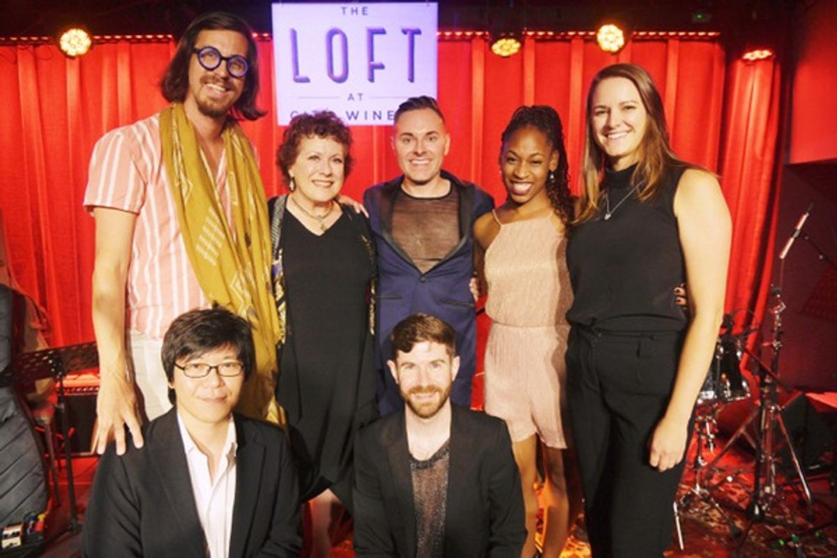 Musical Director/pianist Drew Wutke, guitarist Hajime Yoshida, bassist Sean Murphy, drummer Shelby Blezinger-McCay, Judy Kaye, Ashley Arnold and Travis Moser  at 