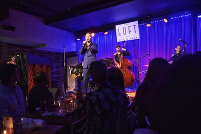 Musical Director/pianist Drew Wutke, guitarist Hajime Yoshida, bassist Sean Murphy, d Photo