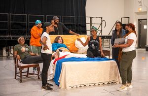 Sydney Charles, Victor Musoni, Donovan Session, Carl Clemons-Hopkins, Cindy Gold and Steppenwolf ensemble member Celeste M. Cooper with Whitney White and Manna-Symone Middlebrooks @ BroadwayWorld Sydney Charles, Victor Musoni, Donovan Session, Carl Clemons-Hopkins, Cindy Gold and Photo