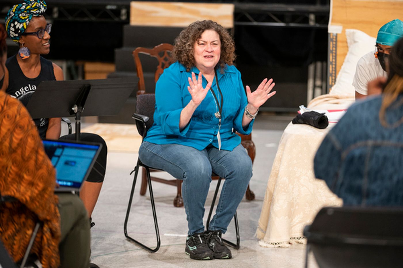 Photos: Go Inside Rehearsals for Steppenwolf's THE MOST SPECTACULARLY LAMENTABLE TRIAL OF MIZ MARTHA WASHINGTON  Image