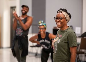 Carl Clemons-Hopkins, Celeste M. Cooper and Sydney Charles  Photo