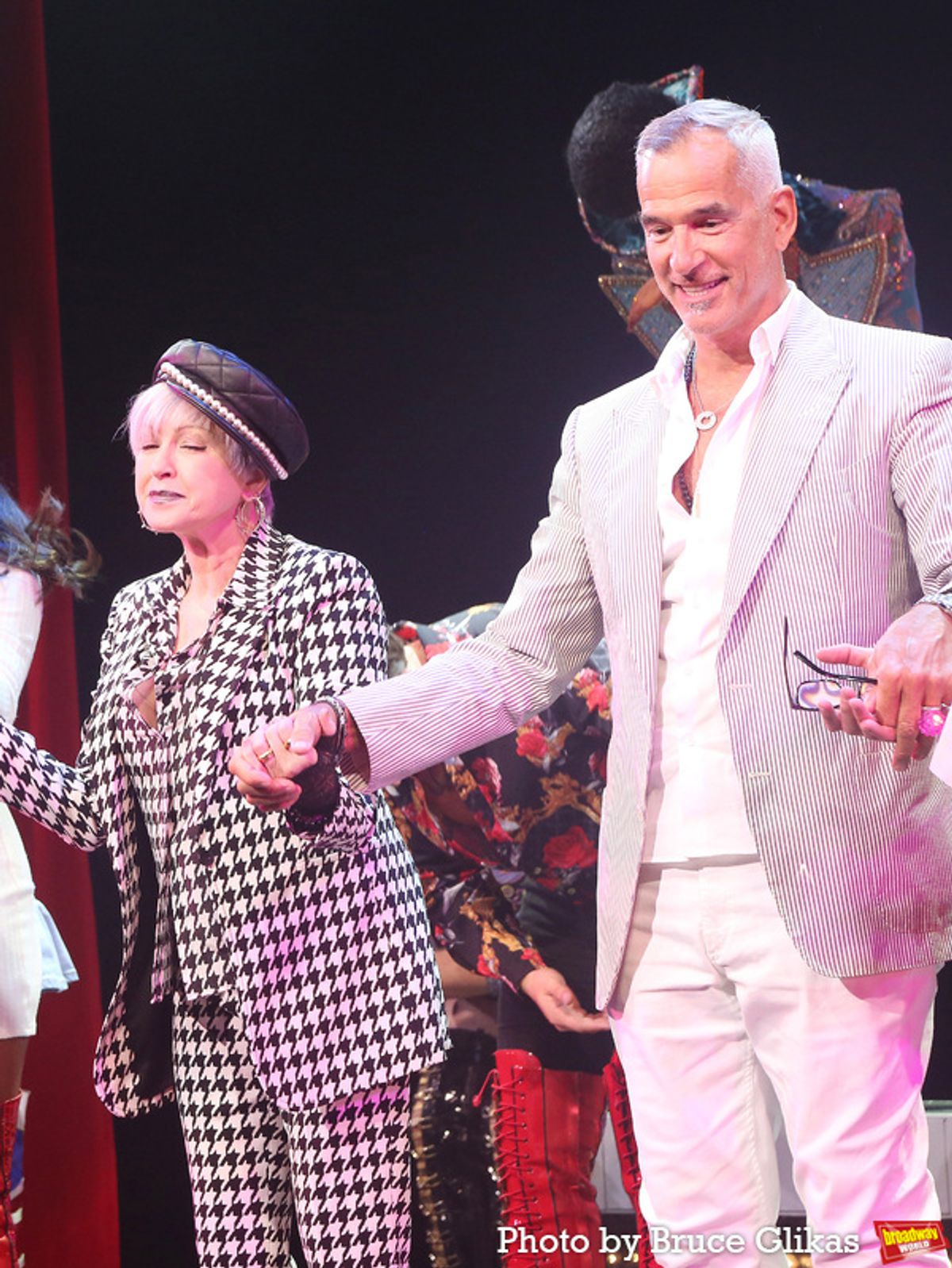 Cyndi Lauper and Jerry Mitchell at 