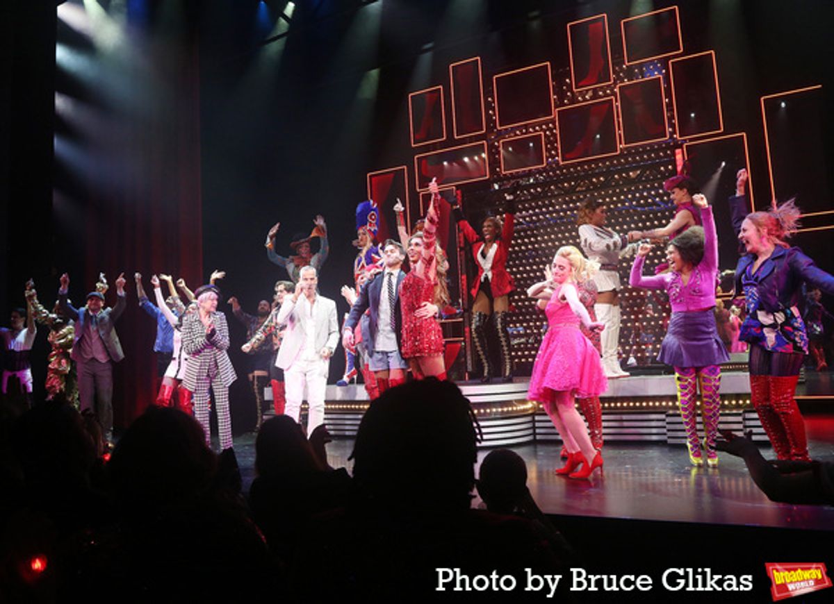 Cyndi Lauper, Jerry Mitchell and The Kinky Boots Cast at 