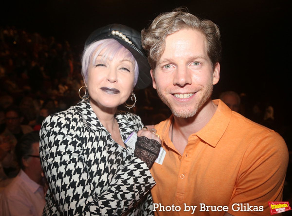 Cyndi Lauper and Stark Sands at 