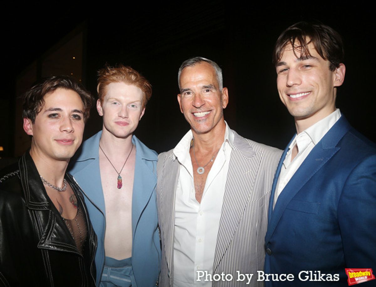 Lucas Pastrana, Ricky Schroeder, Jerry Mitchell and Pascal Pastrana  at 