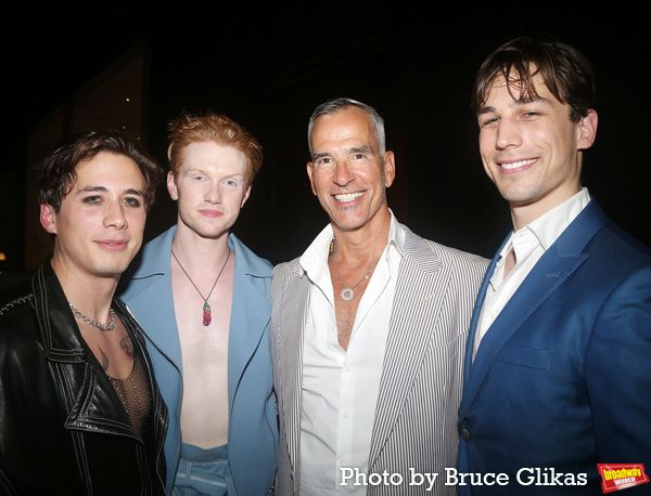 Lucas Pastrana, Ricky Schroeder, Jerry Mitchell and Pascal Pastrana  Photo