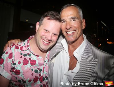 Andrew Levitt aka "Nina West" and Jerry Mitchell Photo