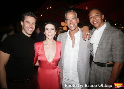 Christian Douglas, Danielle Hope, Director Jerry Mitchell and Callum Francis  Photo