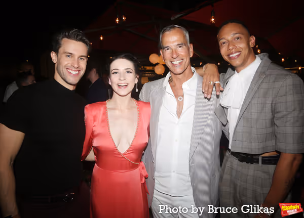 Christian Douglas, Danielle Hope, Director Jerry Mitchell and Callum Francis  Photo
