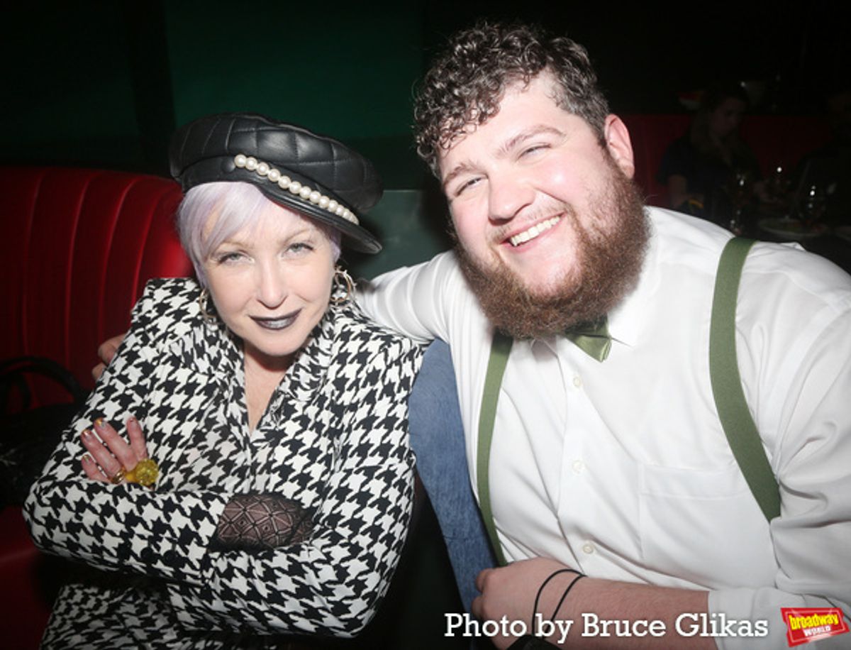 Cyndi Lauper and Sean Steele at 