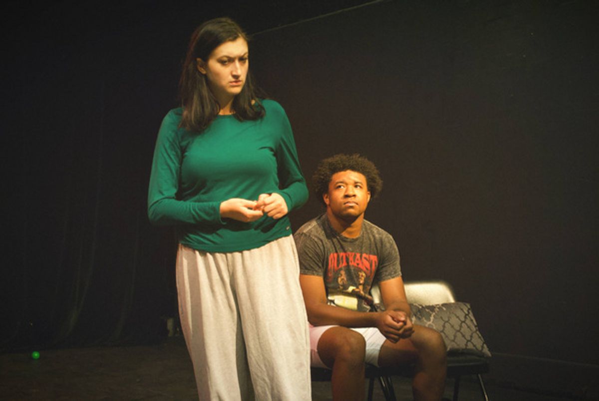 Jaclyn Holliday  Delano Allen at Photos: Inside Rehearsal For THE GIRL WITH THE RED HAIR