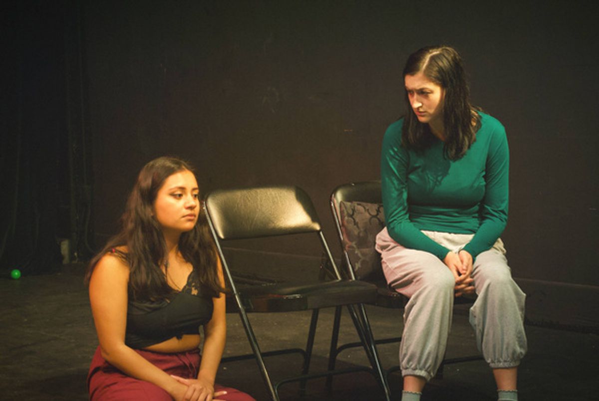 Katia Mendoza  Jaclyn Holliday at Photos: Inside Rehearsal For THE GIRL WITH THE RED HAIR
