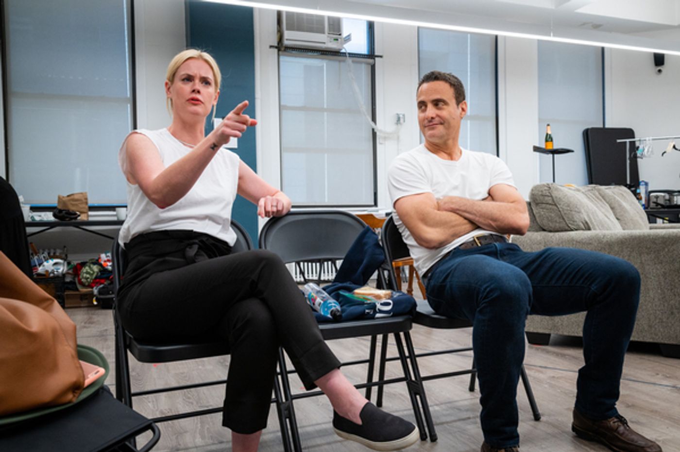 Photos: See Dominic Fumusa, Abigail Hawk & Jessica Pimentel in Rehearsals for the World Premiere of JASPER  Image