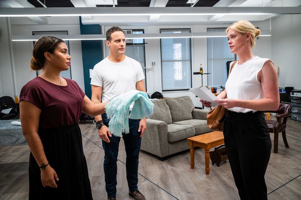 Jessica Pimentel, Dominic Fumusa, and Abigail Hawk Photo