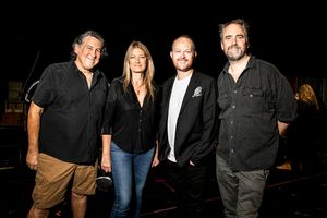 Cameron Crowe, Lia Vollack, Michael Cassel, Jeremy Herrin @ BroadwayWorld Cameron Crowe, Lia Vollack, Michael Cassel, Jeremy Herrin Photo