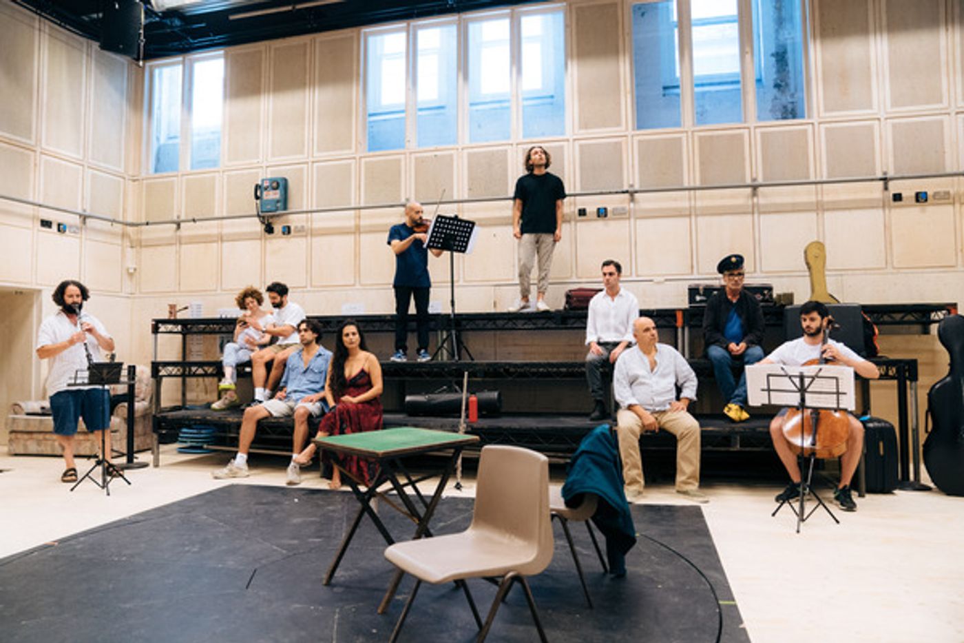 Photos: Inside Rehearsal For THE BAND'S VISIT at the Donmar Warehouse  Image