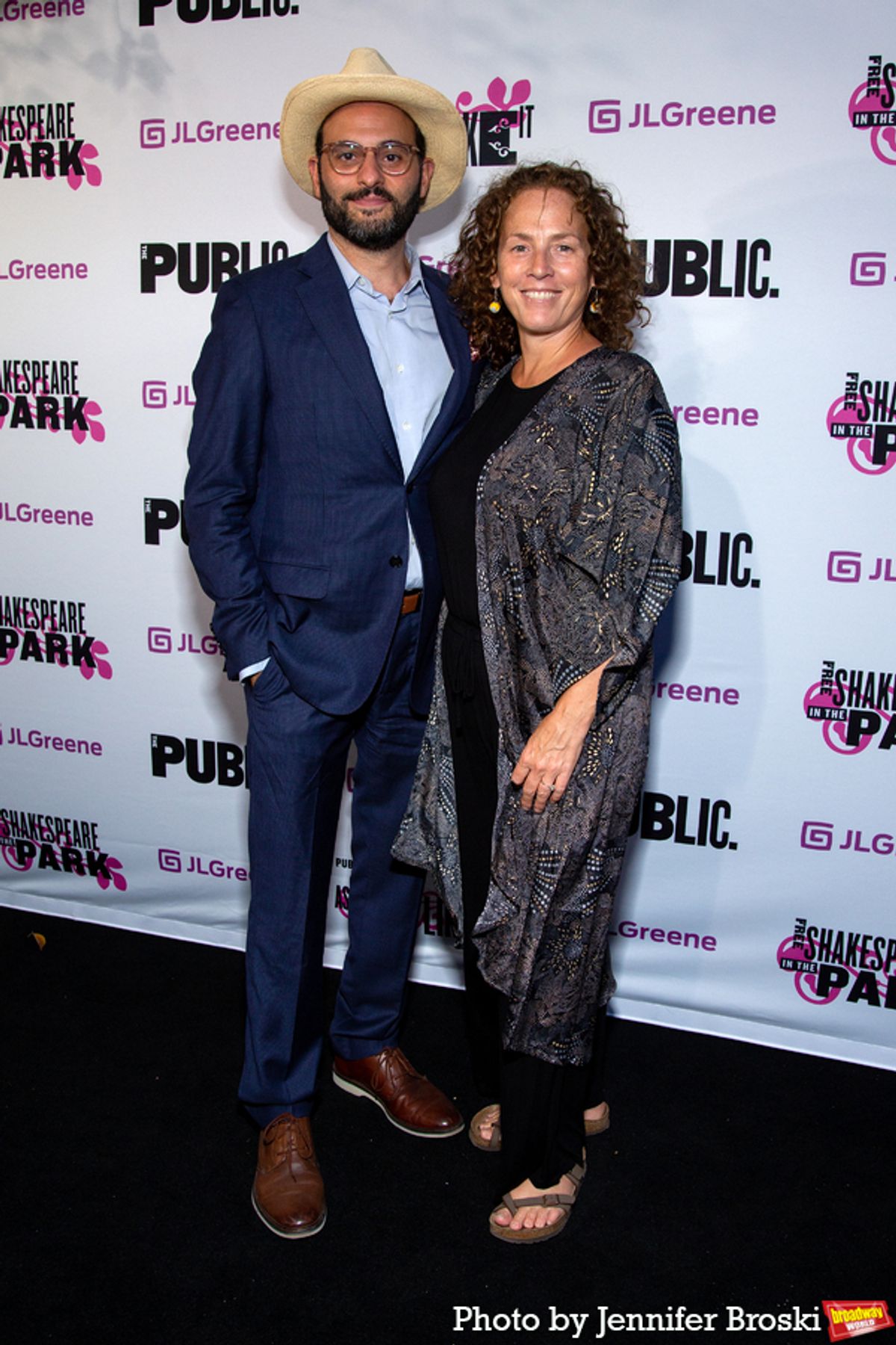 Arian Moayed, Krissy Shields at 