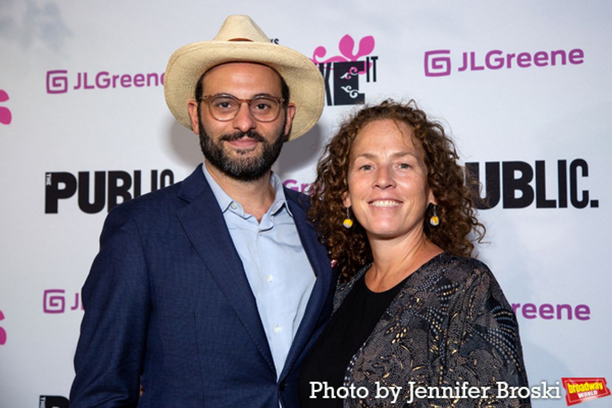 Arian Moayed, Krissy Shields at 