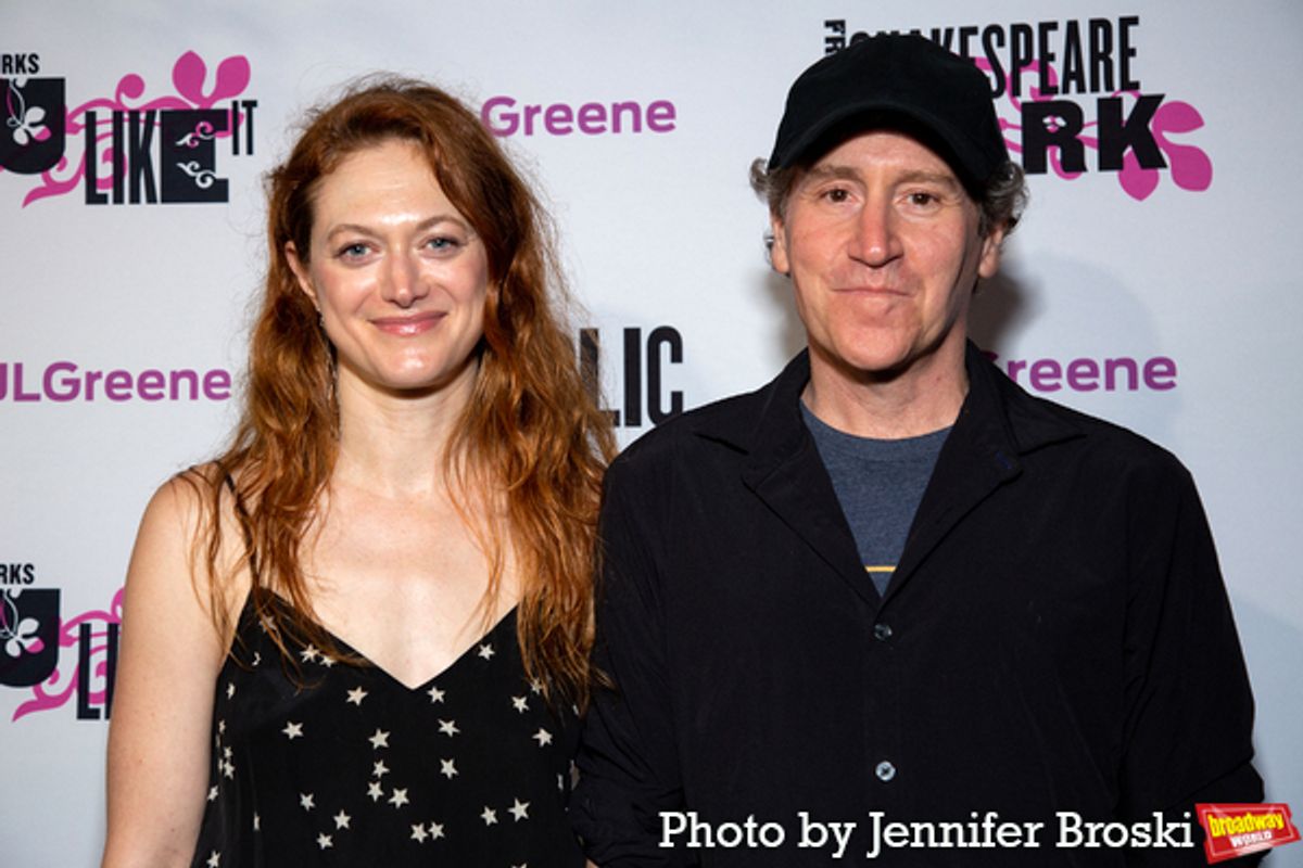 Marin Ireland and guest at 