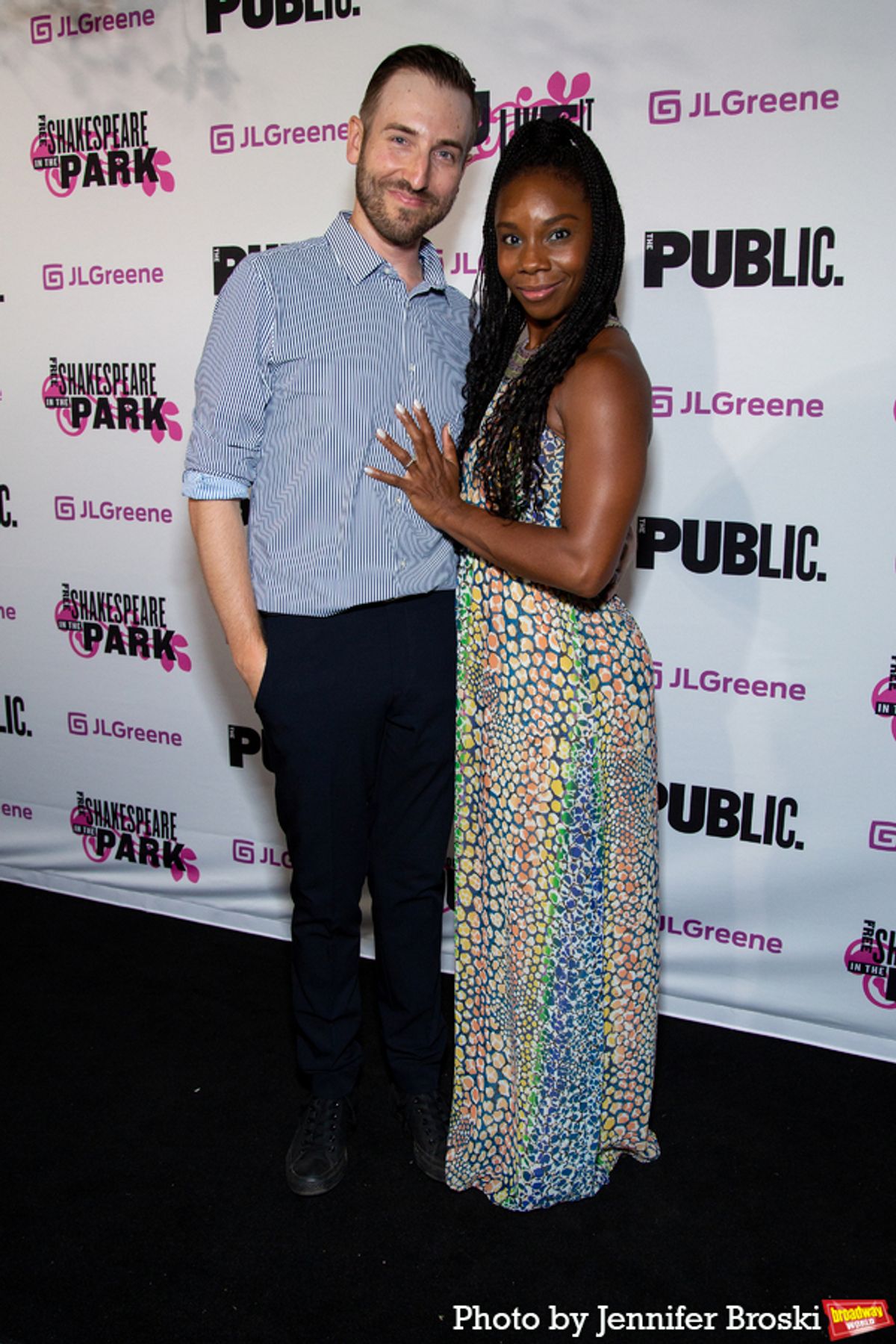 Billy Griffin, Khori Michelle Petinaud at 