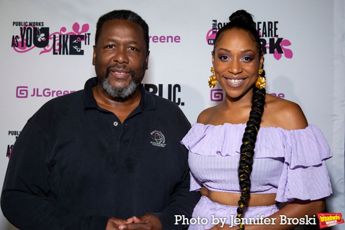 Wendell Pierce, Grace Porter at 
