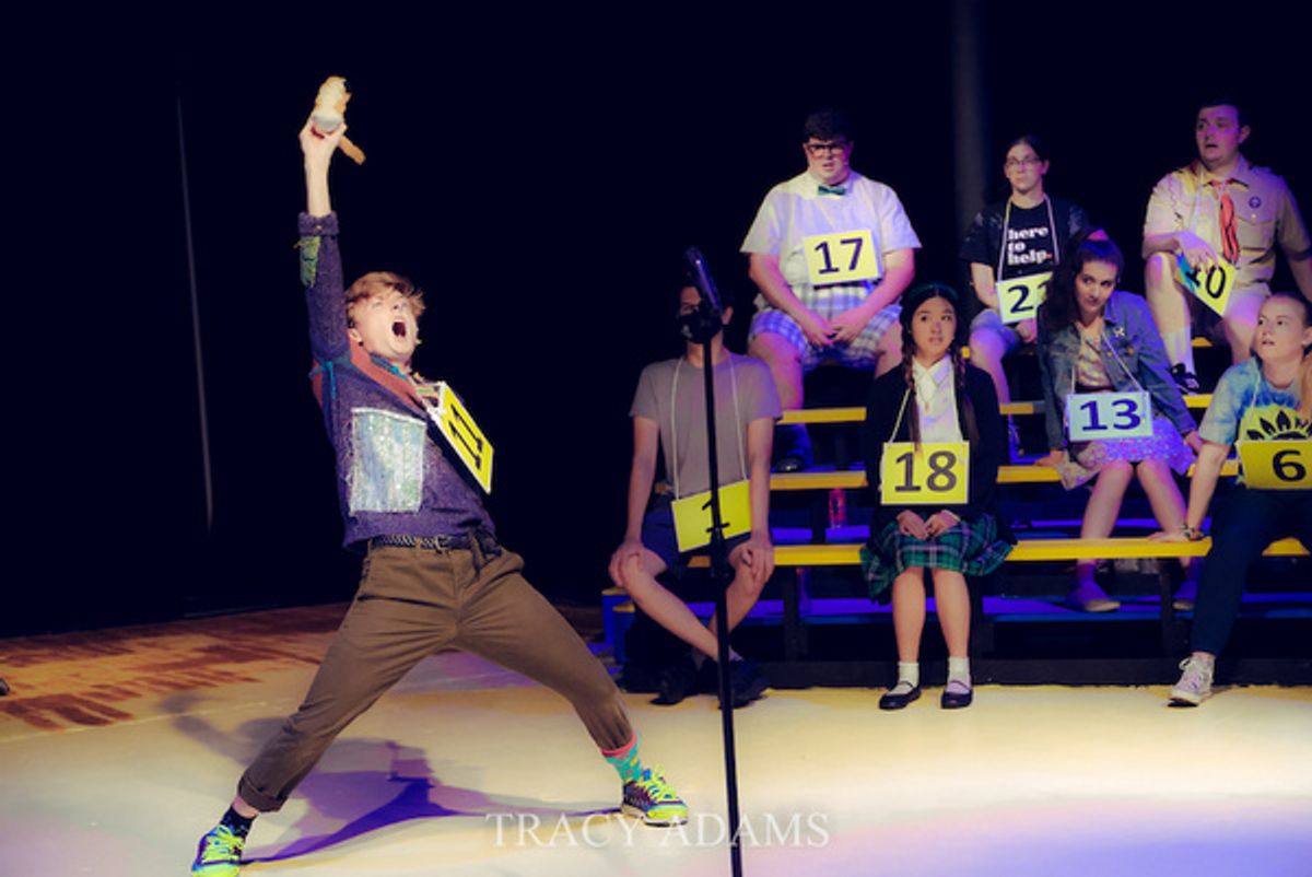 Beck Damron and the cast at Photos: First Look at Three Brothers Theatre's THE 25TH ANNUAL PUTNAM COUNTY SPELLING BEE