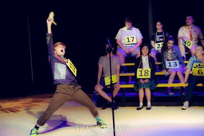 Beck Damron and the cast  Photo