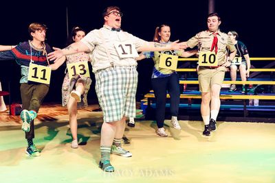Mark Bracken and the cast  Photo