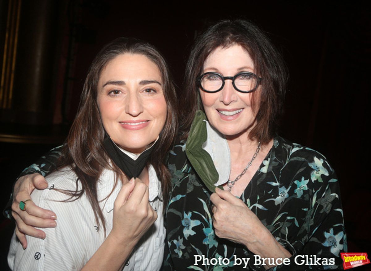 Sara Bareilles and Joanna Gleason  at 
