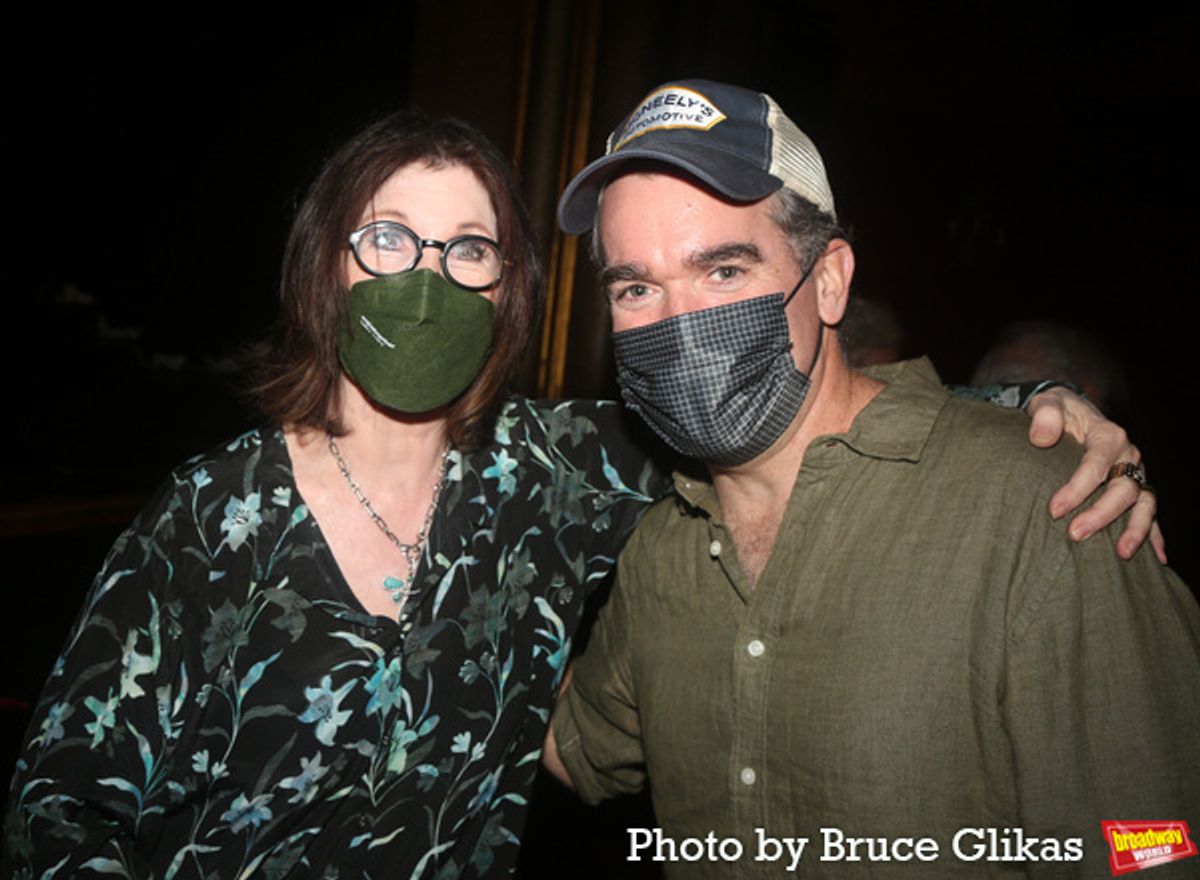 Joanna Gleason and Brian d'Arcy James  at 