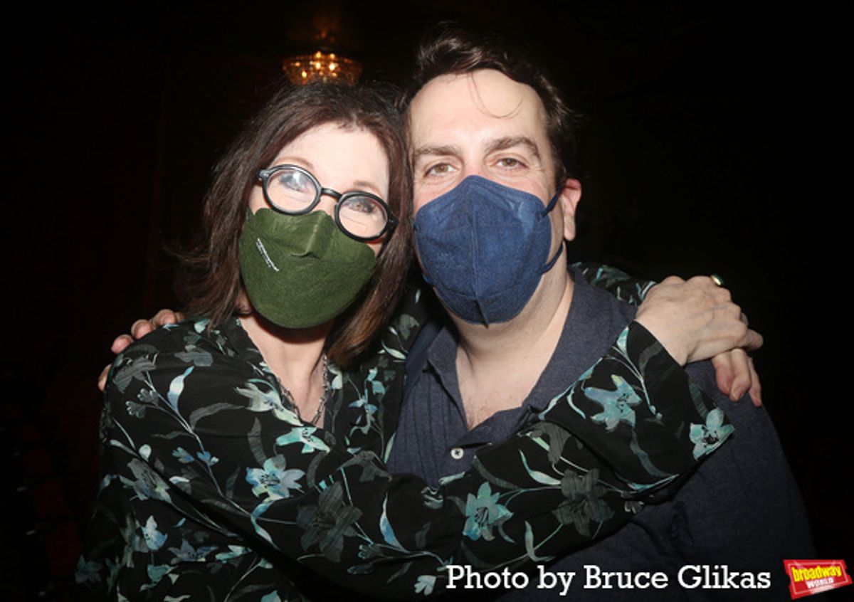 Joanna Gleason and Musical Director Rob Berman  at 