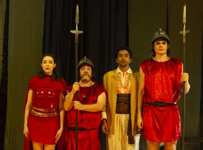 Gillian Britt, Linus Gelber, Abhishek Ojha and Charlie Ferrara Photo