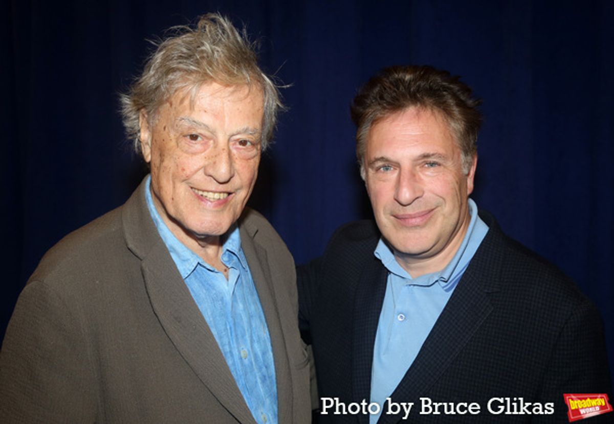 Playwright Tom Stoppard and Director Patrick Marber at 