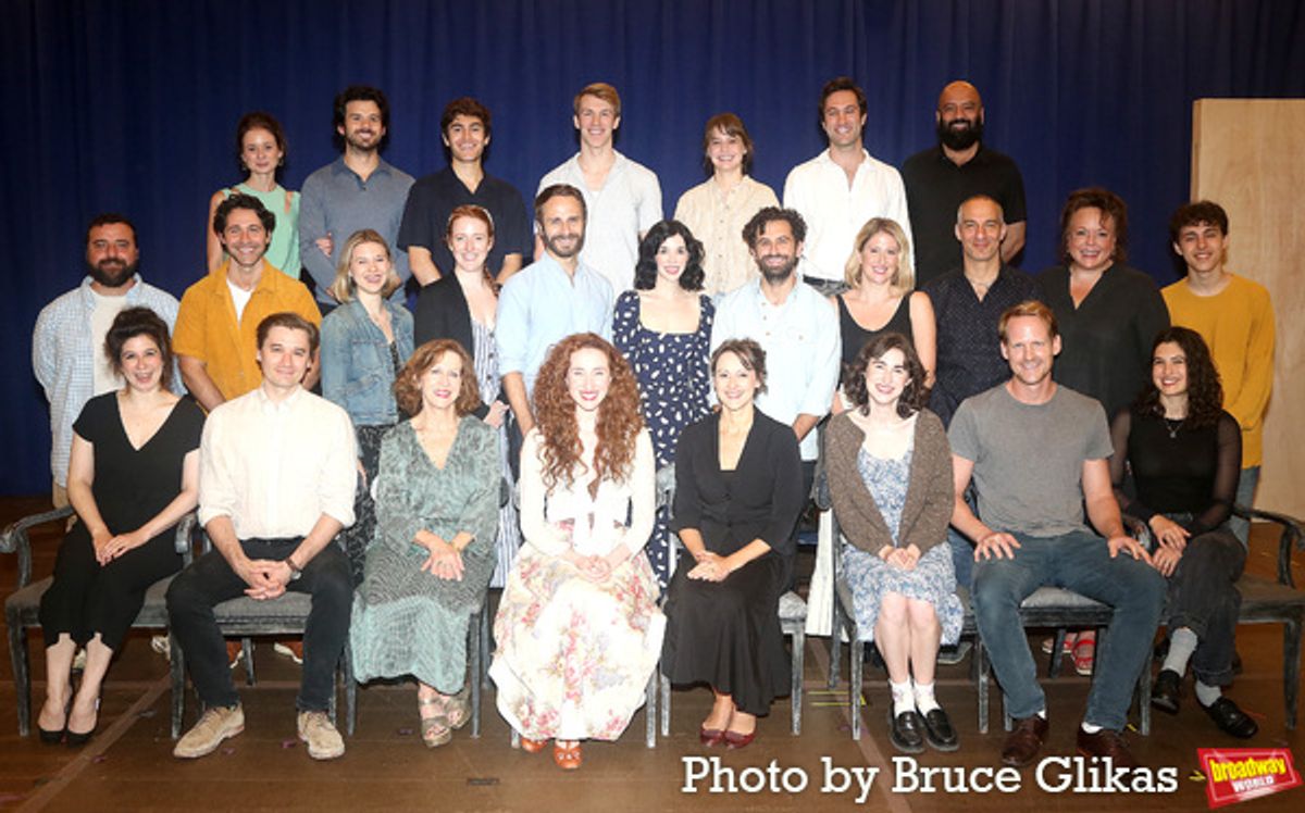 (Back Row L-R) Faye Castelow, Japhet Balaban, Jesse Aaronson, Christopher James Stevens, Charlotte Graham, Arty Froushan and Aaron Neil

(Middle Row L-R) David Krumholtz, Dylan S. Wallach, Jacqueline Jarrold, Sarah Killough, Matt Harrington, Erica Dasher, Brandon Uranowitz, Caissie Levy, Daniel Cantor, Gina Ferrall and Anthony Rosenthal

(Front Row L-R): Jenna Augen, Seth Numrich, Betsy Aidem, Eden Epstein, Sara Topham, Colleen Litchfield, Corey Brill and Tedra Millan at 
