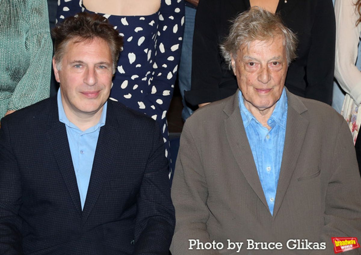 Director Patrick Marber and Playwright Tom Stoppard at 